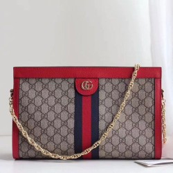 Replica Gucci Ophidia GG Medium Shoulder Bag Red 503876