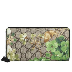 Fake Gucci GG Blooms Zip Around Wallets 408665 KU2HN 8966 Replica