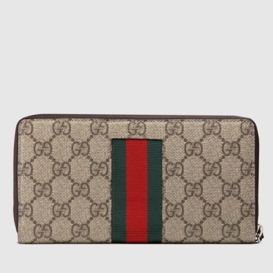 Replica Gucci Web GG Supreme Zip Around Wallets 408831 KLQCN 8461 Replica Gucci Web GG Supreme Zip Around Wallets 408831 KLQCN 8461