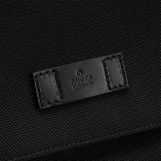 Replica Gucci Black Techno Canvas Messenger Bags 337074 KWT5N 1060