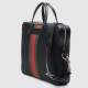 Fake Gucci Web Band Canvas Slim Briefcase Bags 387102 KWT7N 1060 Replica Replica Gucci Web Band Canvas Slim Briefcase Bags 387102 KWT7N 1060