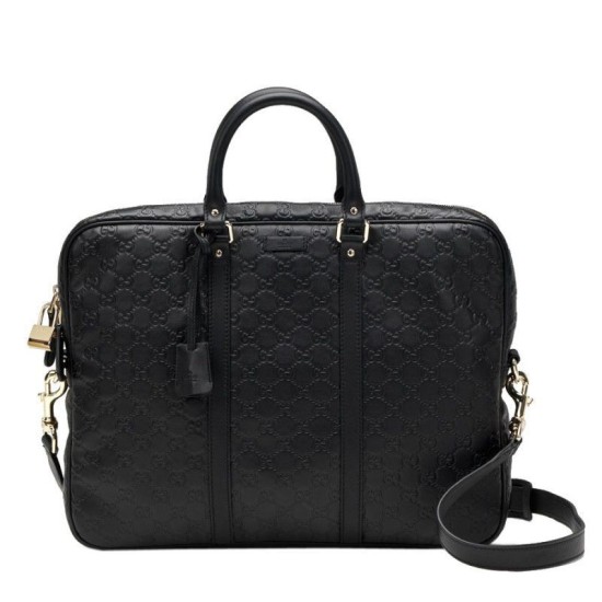 Fake Gucci ssima Leather Briefcase  Bags 208463 BNX1G 1000 Replica