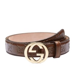 Replica Gucci Belts With Interlocking G Buckle 114874 AA61G 2548