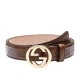 Replica Gucci Belts With Interlocking G Buckle 114874 AA61G 2548