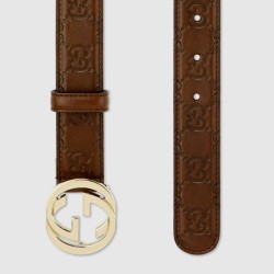 Replica Gucci Belts With Interlocking G Buckle 114874 AA61G 2548 Replica Gucci Belts With Interlocking G Buckle 114874 AA61G 2548
