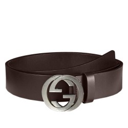 Replica Gucci Leather Belts With Interlocking G Buckle 368186 BGH0N 2140 Fake Gucci Leather Belts With Interlocking G Buckle 368186 BGH0N 2140 Replica