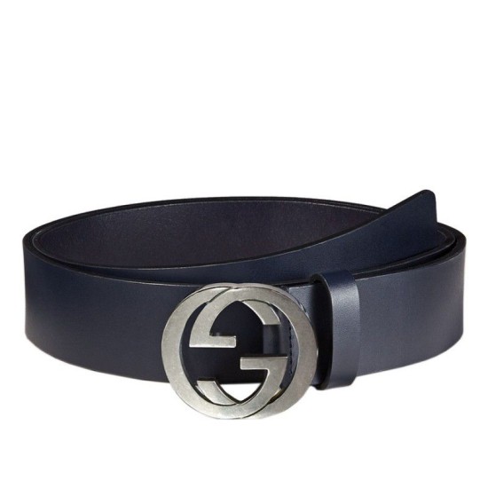Replica Gucci Leather Belts With Interlocking G Buckle 368186 BGH0N 4009