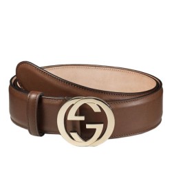 Replica Gucci Leather Belts With Interlocking G Buckle 370543 AP00G 2548 Fake Gucci Leather Belts With Interlocking G Buckle 370543 AP00G 2548 Replica