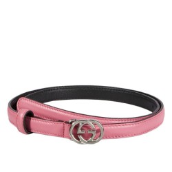 Fake Gucci Leather Skinny Belts With Interlocking G Buckle 370552 AP00N 5528 Replica Fake Gucci Leather Skinny Belts With Interlocking G Buckle 370552 AP00N 5528 Replica