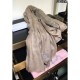 Replica Gucci Cashmere Long Scarves Embroidery Logo Gray
