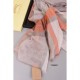 Fake Gucci Check Modal Cashmere and Silk Scarf Apricot Replica