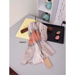Fake Gucci Check Modal Cashmere and Silk Scarf Apricot Replica