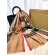 Fake Gucci Classic Large Check Cashmere Scarf Camel Replica