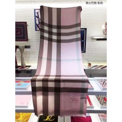 Fake Gucci Classic Large Check Cashmere Scarf Pink Replica