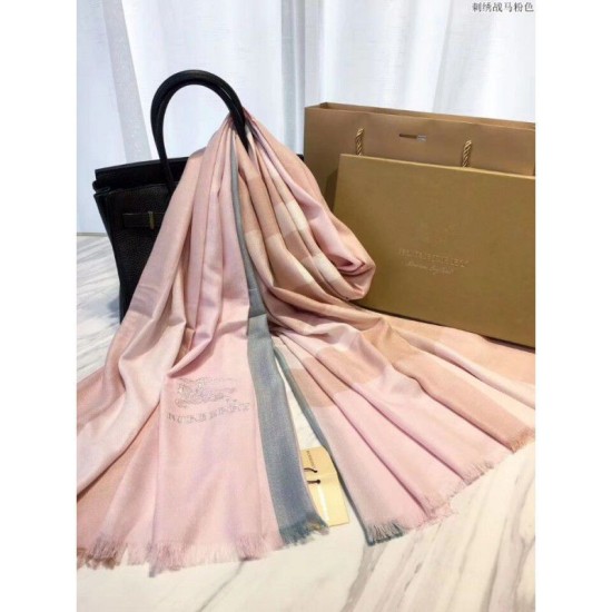 Replica Gucci Classic Large Check Cashmere Scarf Pink