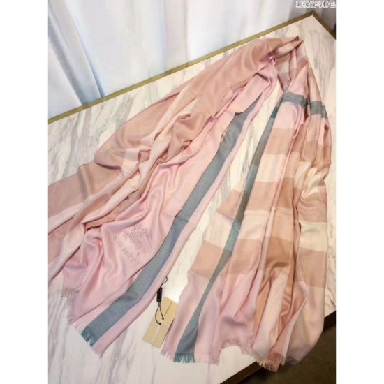 Replica Gucci Classic Large Check Cashmere Scarf Pink