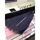 Fake Gucci GG Jacquard Pattern Knit Scarf With Fiinge Men Blue Replica