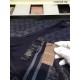 Fake Gucci GG Jacquard Pattern Knit Scarf With Fiinge Men Blue Replica