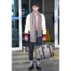 Replica Gucci GG Jacquard Pattern Knit Scarf With Fiinge Men Gray