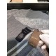 Replica Gucci GG Jacquard Pattern Knit Scarf With Fiinge Men Gray