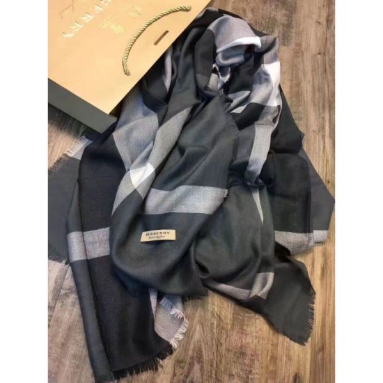 Replica Gucci Lightweight Check Modal and Wool Square Scarf Blue
