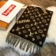 Replica Louis Vuitton  X Superme Cashmere Scarf Coffee