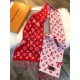 Replica Louis Vuitton  X Superme Cashmere Scarf Red