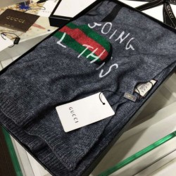 Replica Gucci Classic GG Shawl 70 x 180 Gray