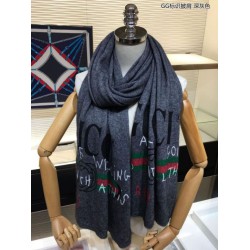 Replica Gucci Classic GG Shawl 70 x 180 Gray