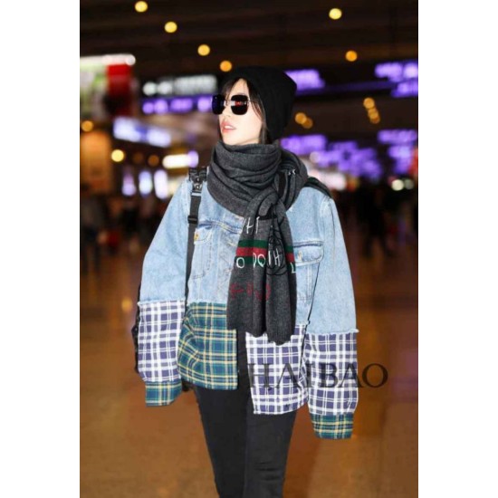 Replica Gucci Classic GG Shawl 70 x 180 Gray