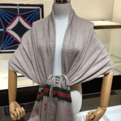 Replica Gucci Classic GG Shawl 70 x 180 Light Coffee