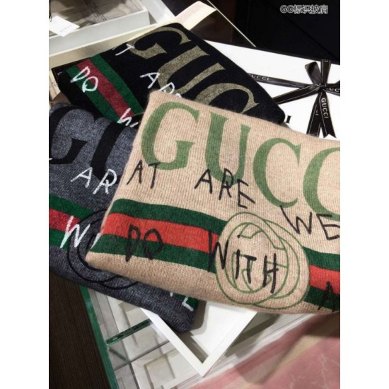 Replica Gucci Classic GG Shawl 70 x 180 Light Coffee