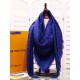 Replica Louis Vuitton Denim Monogram Shawl 140 M71376