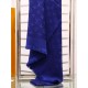 Replica Louis Vuitton Denim Monogram Shawl 140 M71376