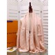 Replica Louis Vuitton Denim Monogram Shawl 140 Pink