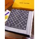 Replica Louis Vuitton Denim Monogram Shawl 140 M71378 Black