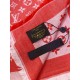 Replica Louis Vuitton Denim Monogram Shawl 140 Red