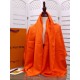 Fake Louis Vuitton Denim Monogram Shawl 140 Orange Replica