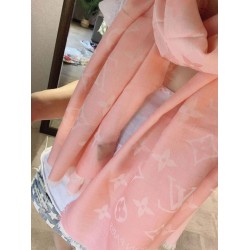 Replica Louis Vuitton Daily Monogram Stole Shawl M71386 90 x 200 Pink
