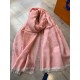 Replica Louis Vuitton Daily Monogram Stole Shawl M71386 90 x 200 Pink