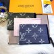 Replica Louis Vuitton Daily Monogram Stole Shawl M70674 90 x 200 Black