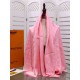 Replica Louis Vuitton Denim Monogram Shawl 140 M72046 Pink