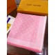 Replica Louis Vuitton Denim Monogram Shawl 140 M72046 Pink