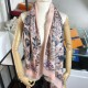 Replica Louis Vuitton Sea Of Love Square Cashmere Schawl M73823 White