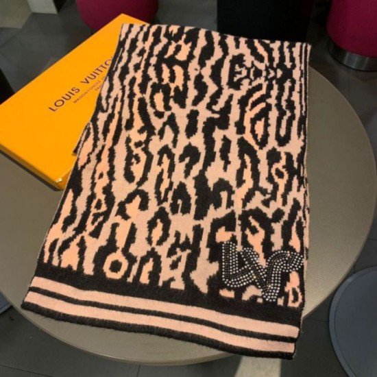 Fake Louis Vuitton Leogram scarf M73907 35 x 180 Replica