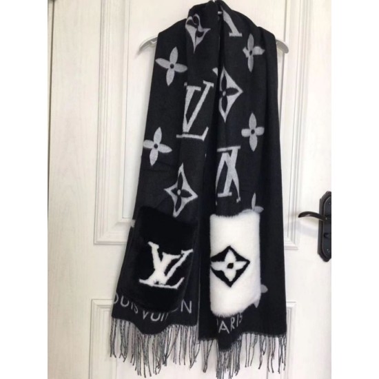 Fake Louis Vuitton Cold Reykjavik Scarf M74353 Replica