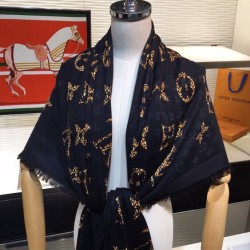 Fake Louis Vuitton Giant Jungle Monogram Shawl M75882 Replica