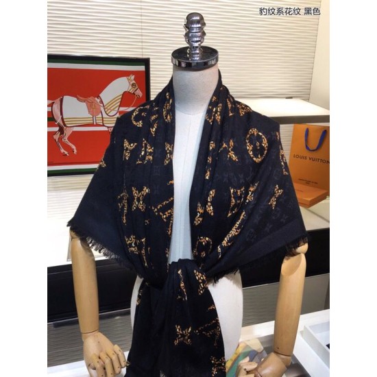 Fake Louis Vuitton Giant Jungle Monogram Shawl M75882 Replica