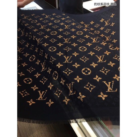 Fake Louis Vuitton Giant Jungle Monogram Shawl M75882 Replica