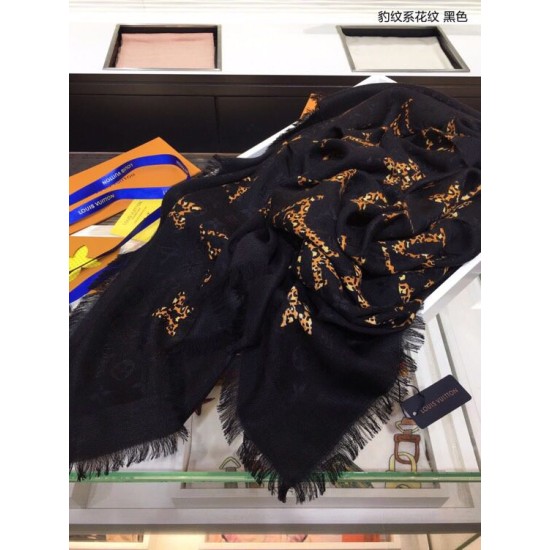 Fake Louis Vuitton Giant Jungle Monogram Shawl M75882 Replica